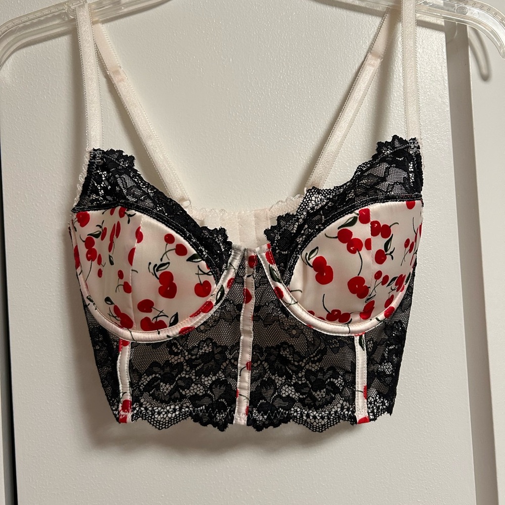 ADORE ME bustier style cherry bra
